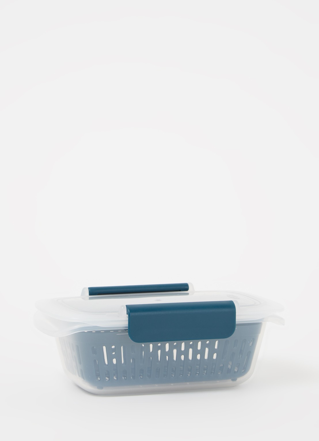 Oxo Prep & Go fruitbakje met vergiet 450 ml - voorkant 3 wit