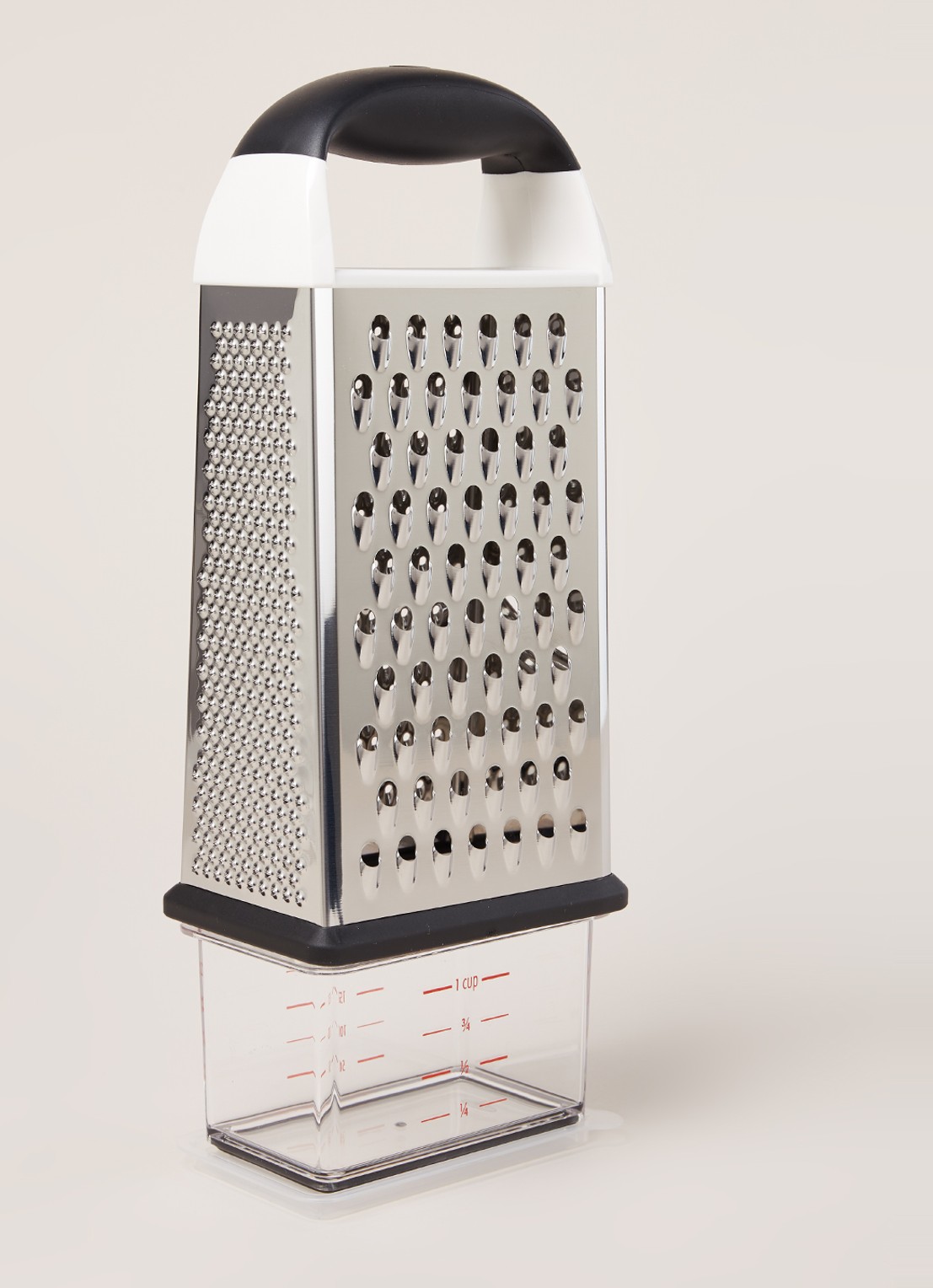 Oxo Rasp met reservoir - voorkant 2 zilver