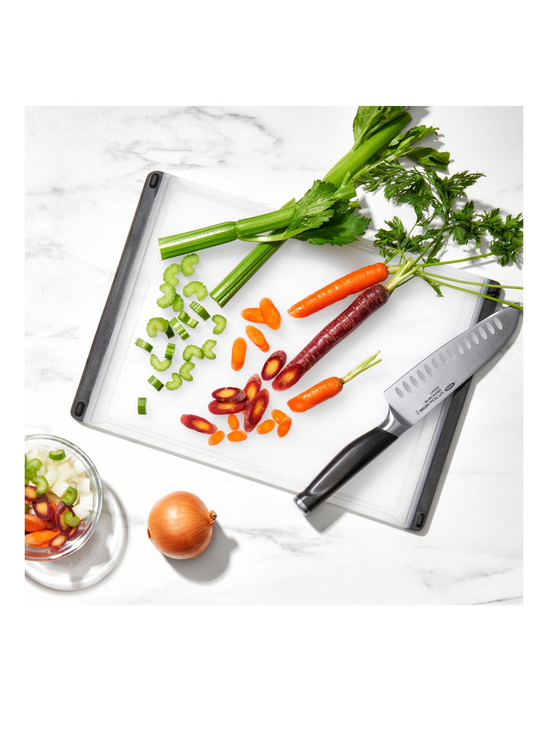 Oxo Snijplank 18 x 27 cm - voorkant 6 wit