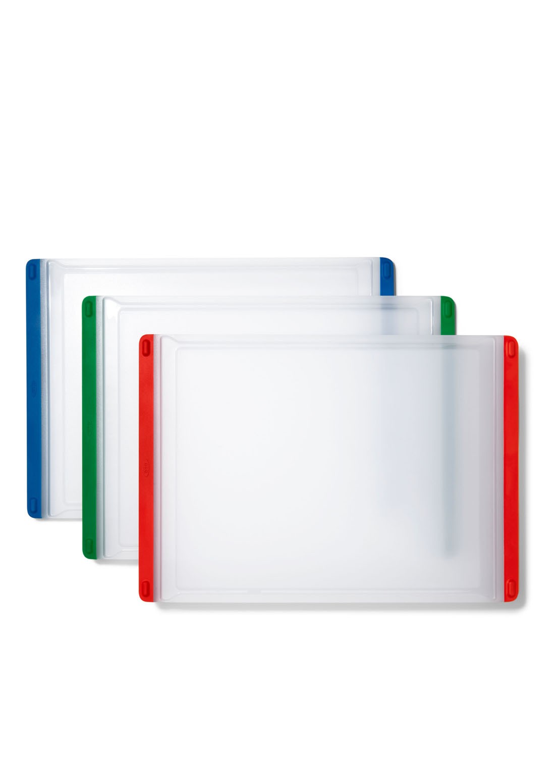 Oxo Snijplank set van 3 - voorkant 4 wit