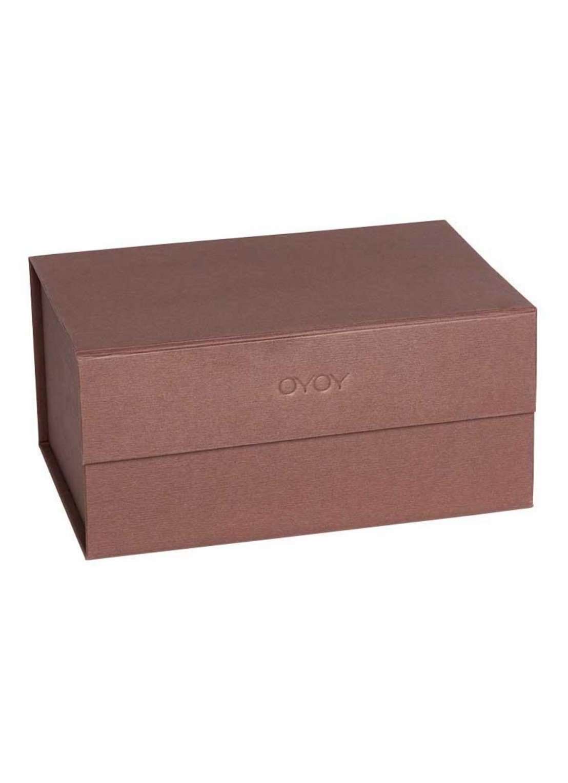 OYOY Hako opbergdoos A5 24 x 17 cm - voorkant bruin
