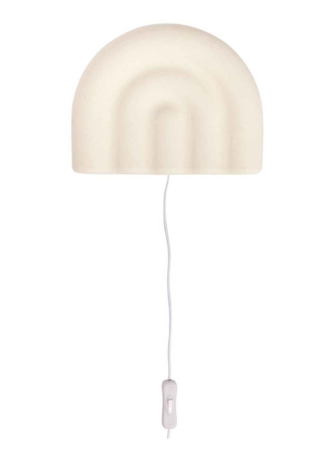 OYOY Rainbow Regenboog wandlamp 24 x 19 cm - voorkant wit