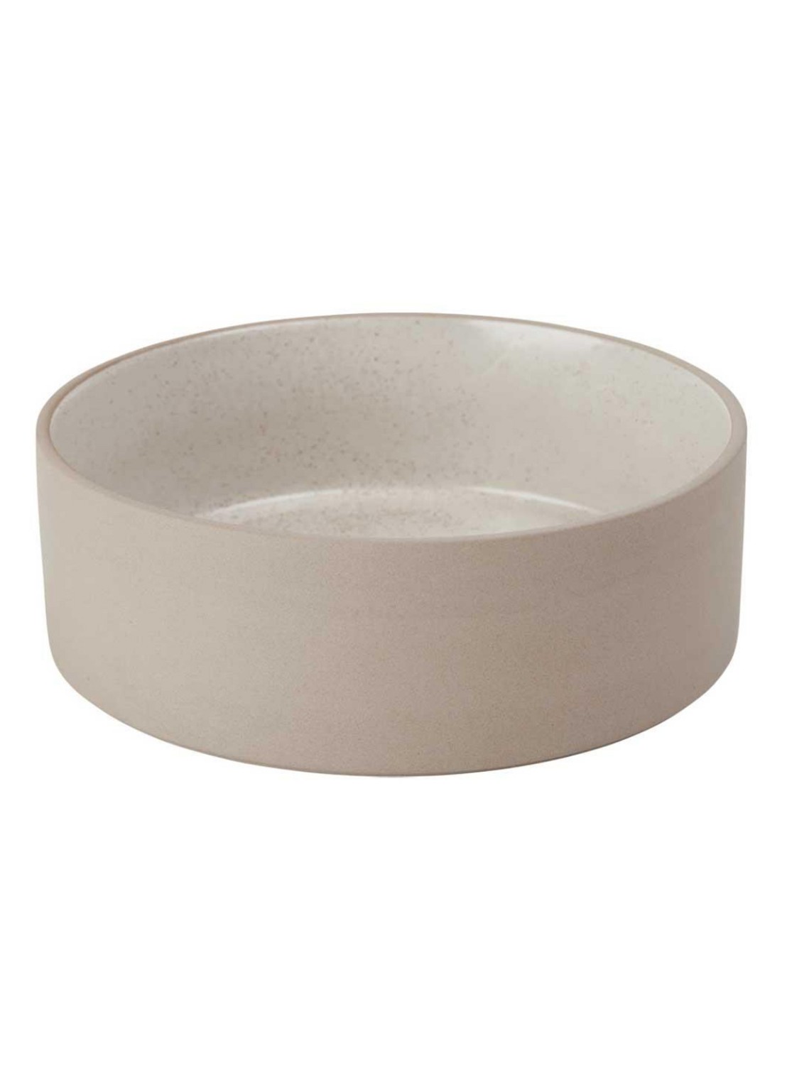 OYOY Sia hondenvoerbak Large Ø21 cm - voorkant gebroken wit