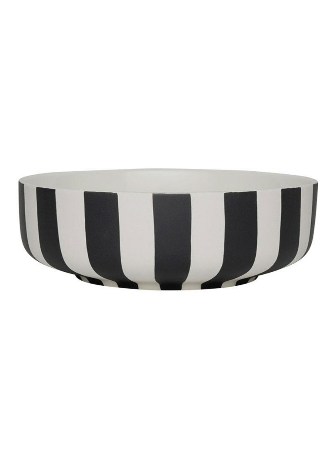 OYOY Toppu kom 20 cm - voorkant zwart