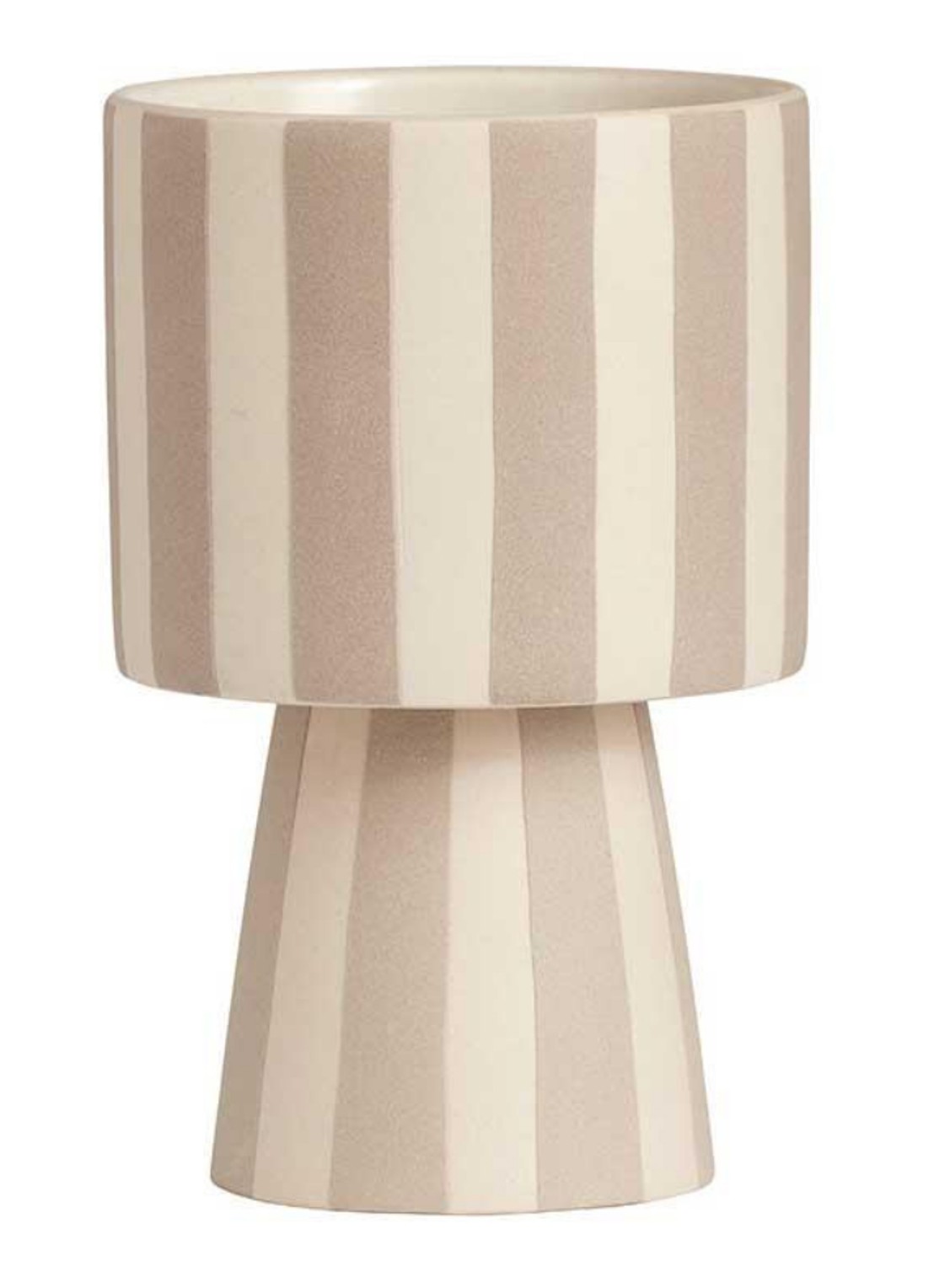 OYOY Toppu Pot bloempot Ø10 cm - voorkant beige