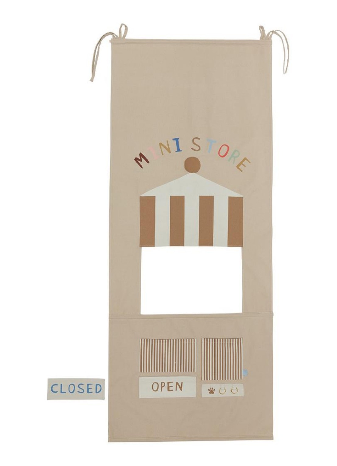 OYOY Yummy Mini Store - mini speelgoedwinkel - voorkant zand