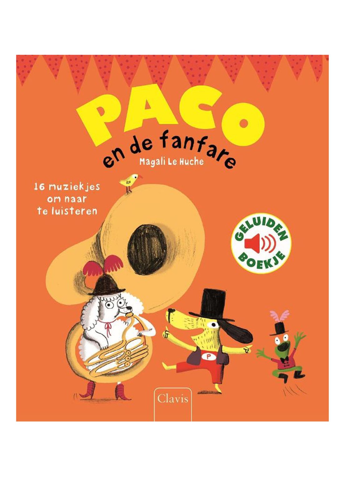 Paco en de fanfare - geluidenboek - voorkant undefined