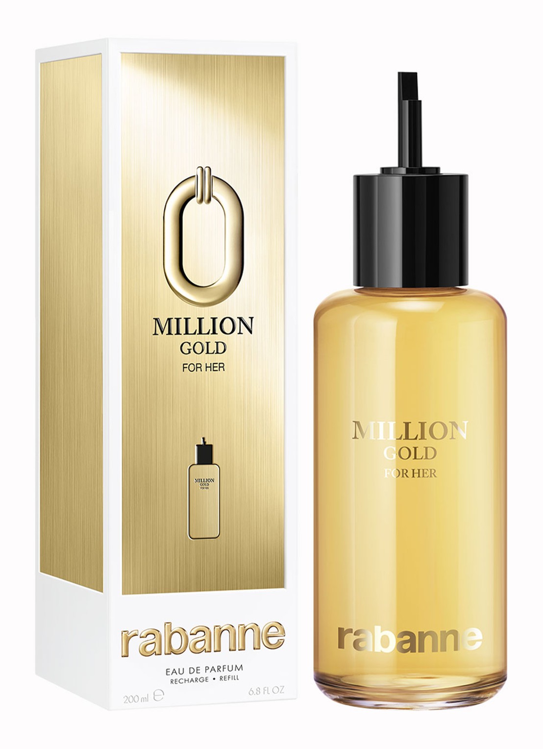 Paco Rabanne Million Gold For Her Refill - Eau de Parfum - voorkant 3 undefined