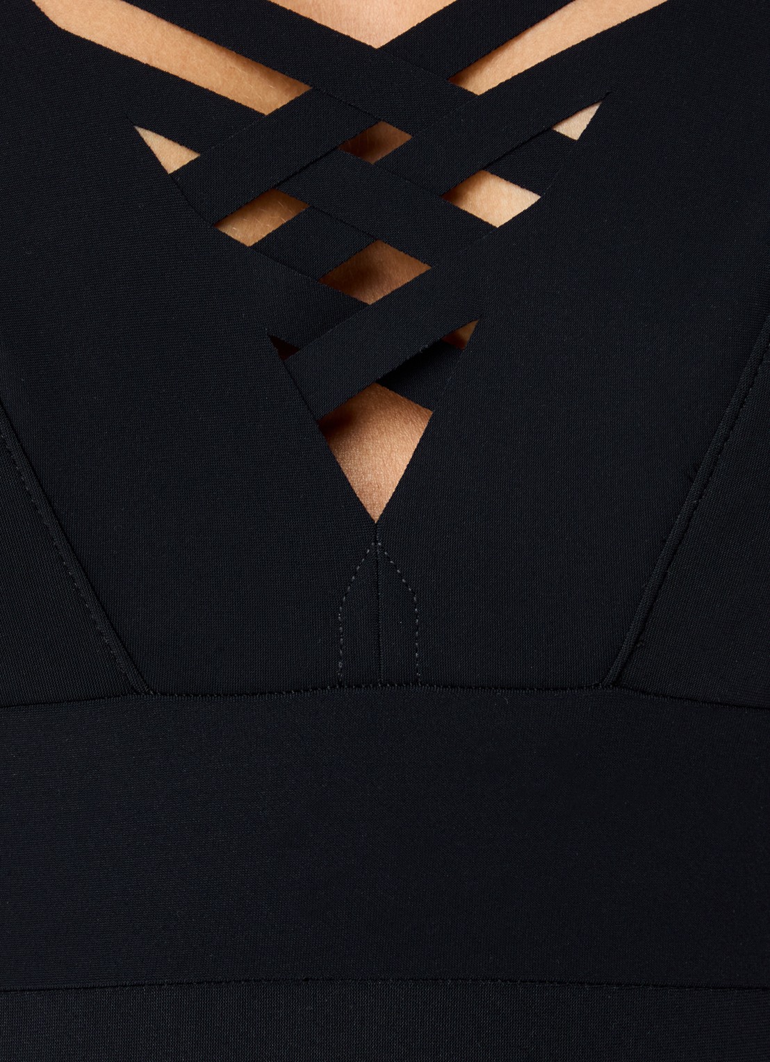 Pain de Sucre Blair badpak - detail 3 zwart