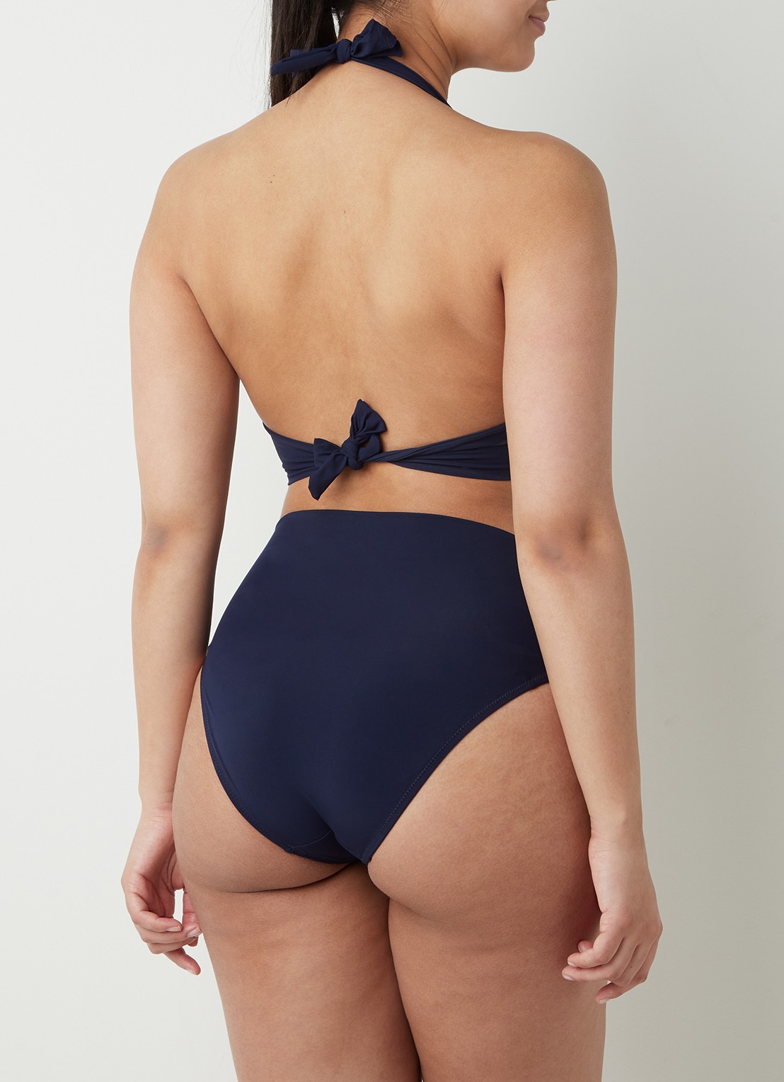 Pain de Sucre Fabia halter bikinitop met beugel - achterkant 3 blauw
