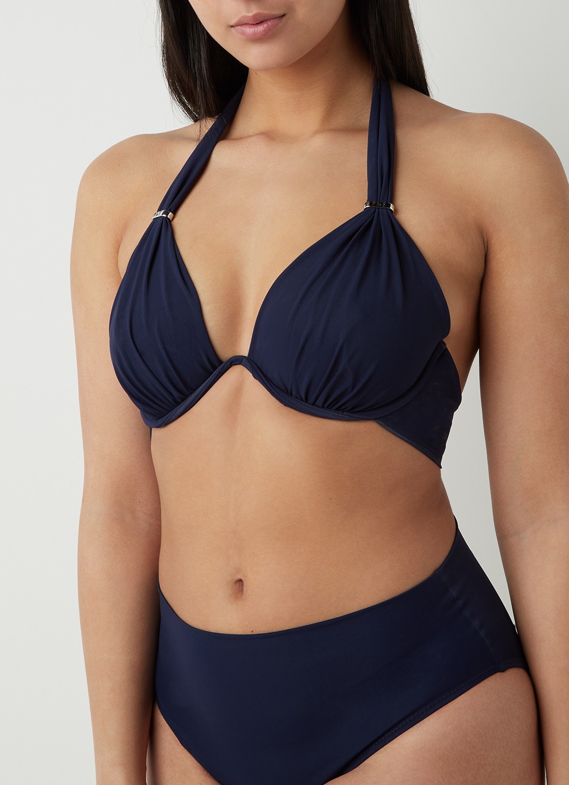 Pain de Sucre Fabia halter bikinitop met beugel - detail 4 blauw