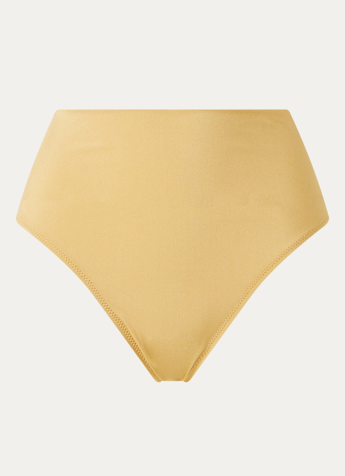 Pain de Sucre High waisted bikinislip - voorkant okergeel