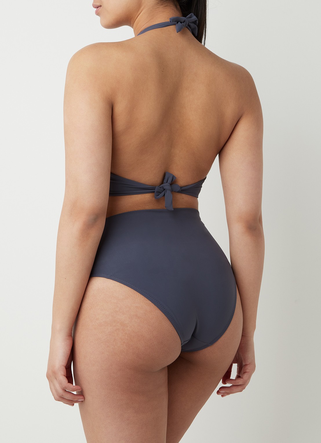 Pain de Sucre Tabago high waisted bikinislip - achterkant antraciet