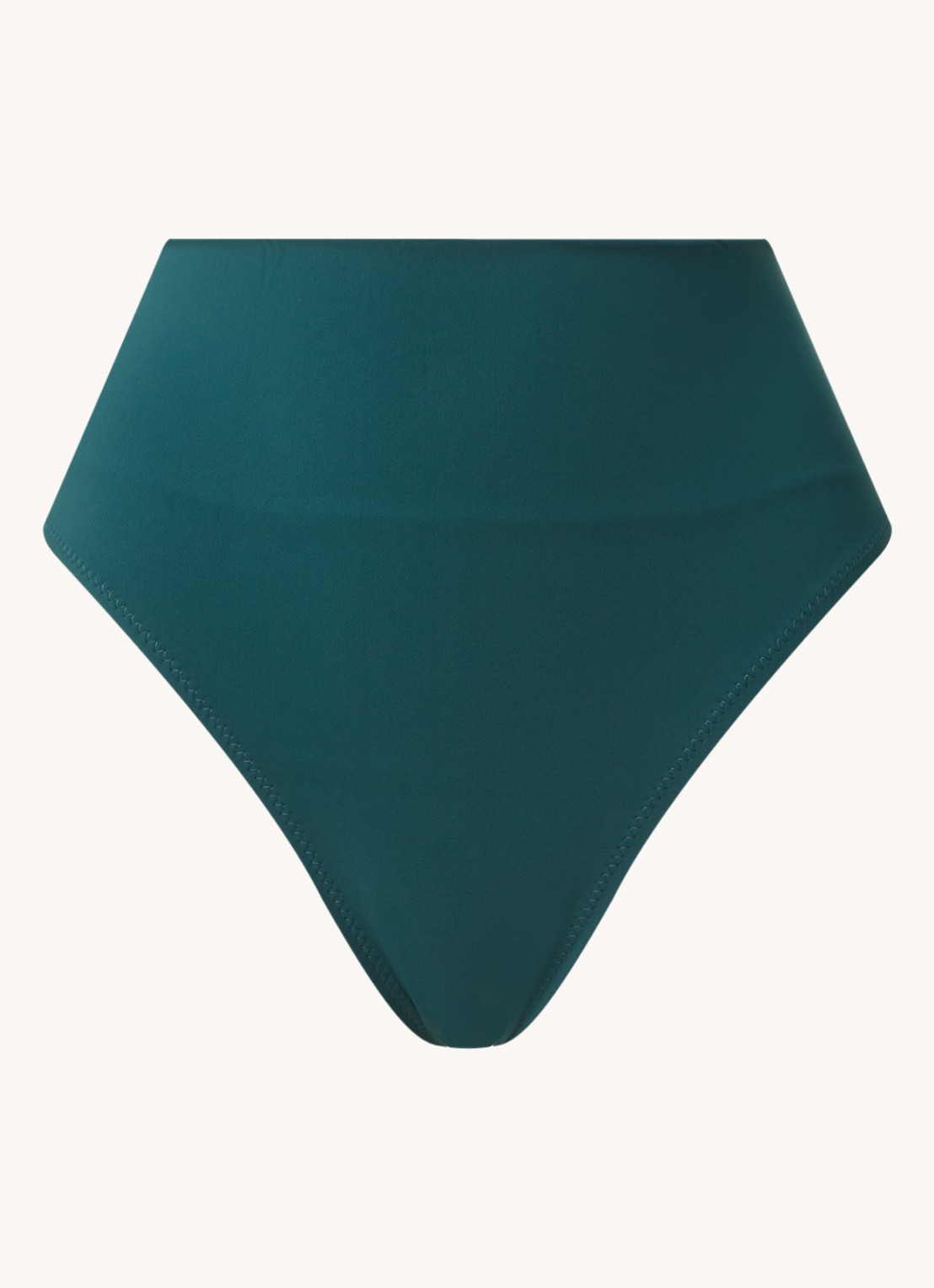 Pain de Sucre Tabago high waisted bikinislip - voorkant 3 flessengroen