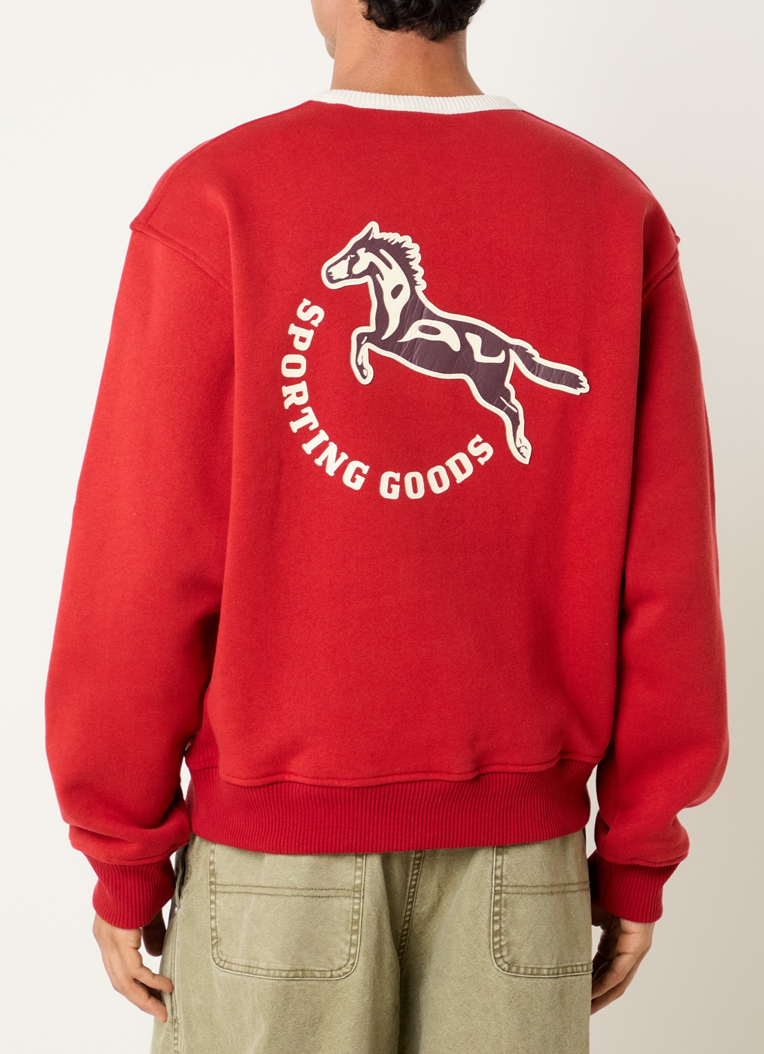 PAL Sporting Goods Gallop sweater met logo- en backprint - detail 3 rood