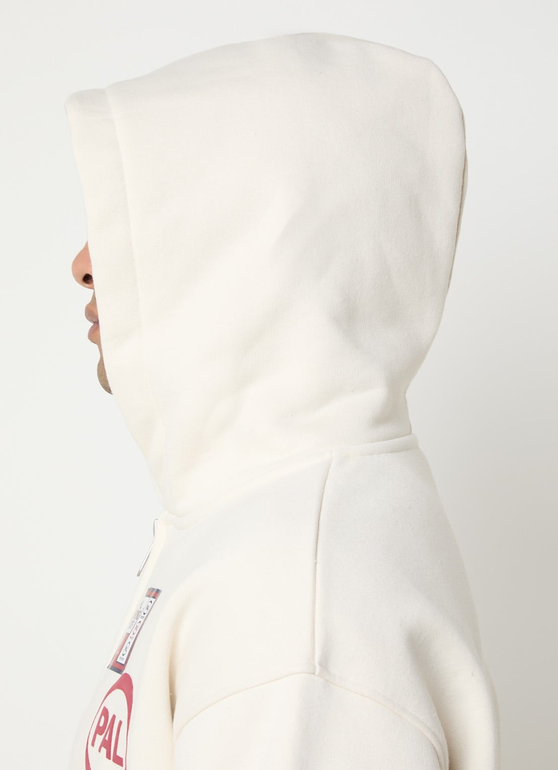 PAL Sporting Goods Pre game hoodie met logoprint - detail 2 beige