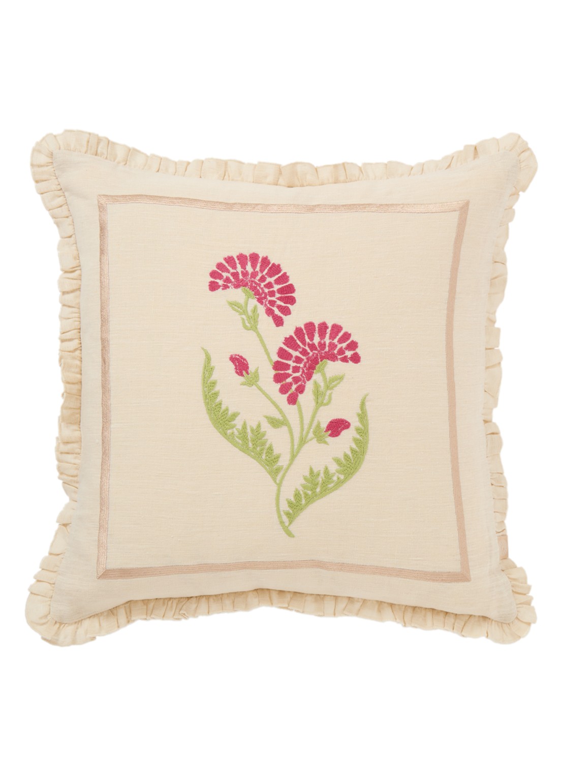 Palais Carry sierkussen 50 x 50 cm - voorkant 4 beige