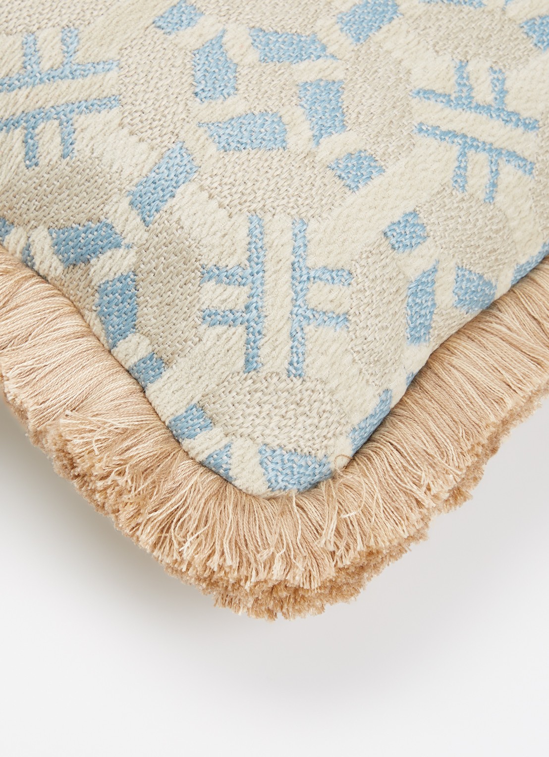 Palais Coco sierkussenhoes 45 x45 cm  - detail 2 blauw