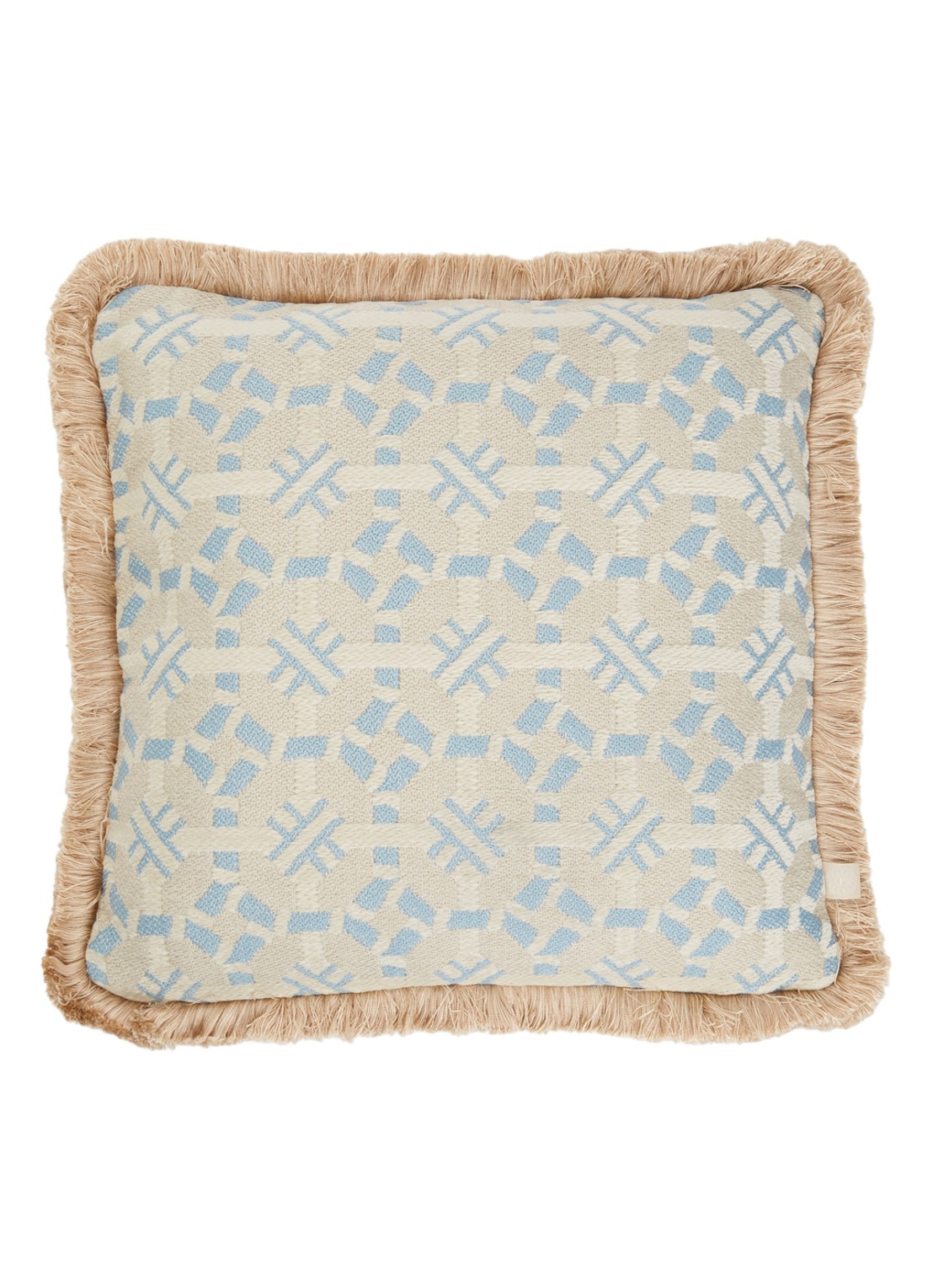Palais Coco sierkussenhoes 45 x45 cm  - voorkant 3 blauw