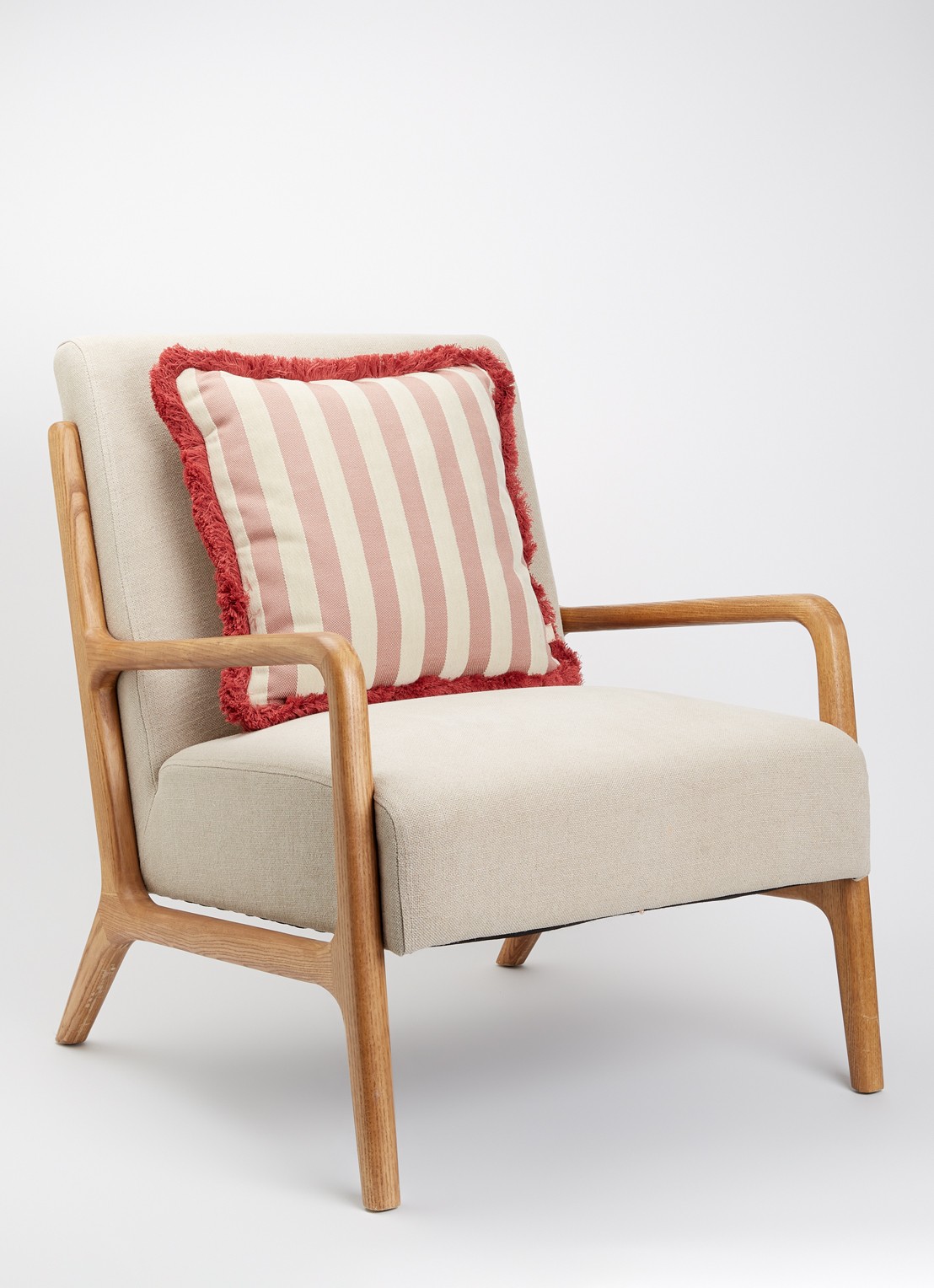 Palais Jackie sierkussenhoes 45 x 45 cm  - voorkant 4 roze