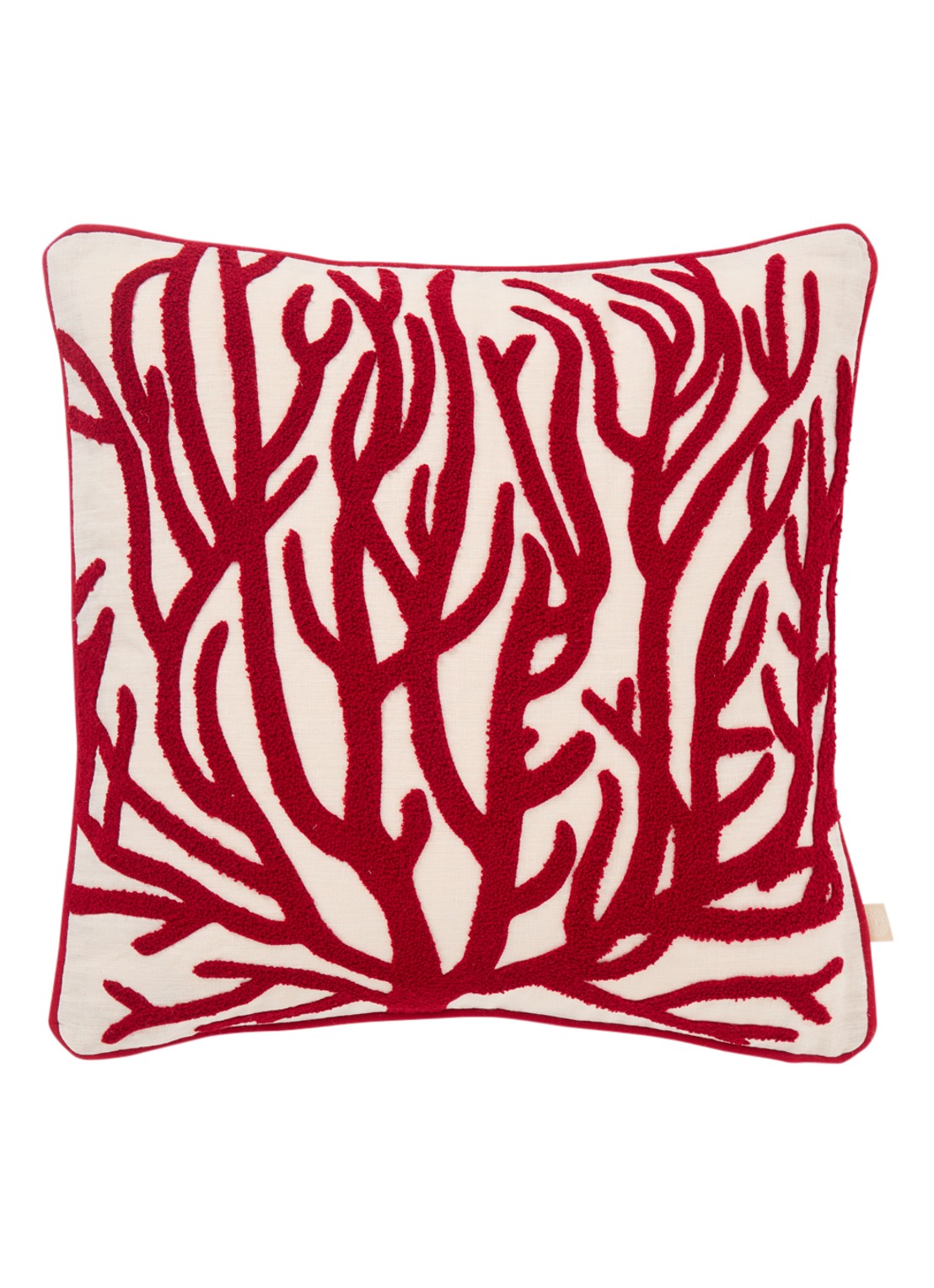 Palais Lauren sierkussen 50 x 50 cm - voorkant 5 rood