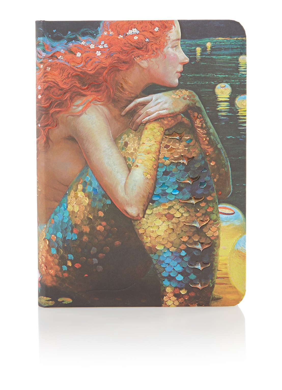 Paperblanks Anticipation Midi schetsboek 12,5 cm x 17 cm - voorkant donkergroen