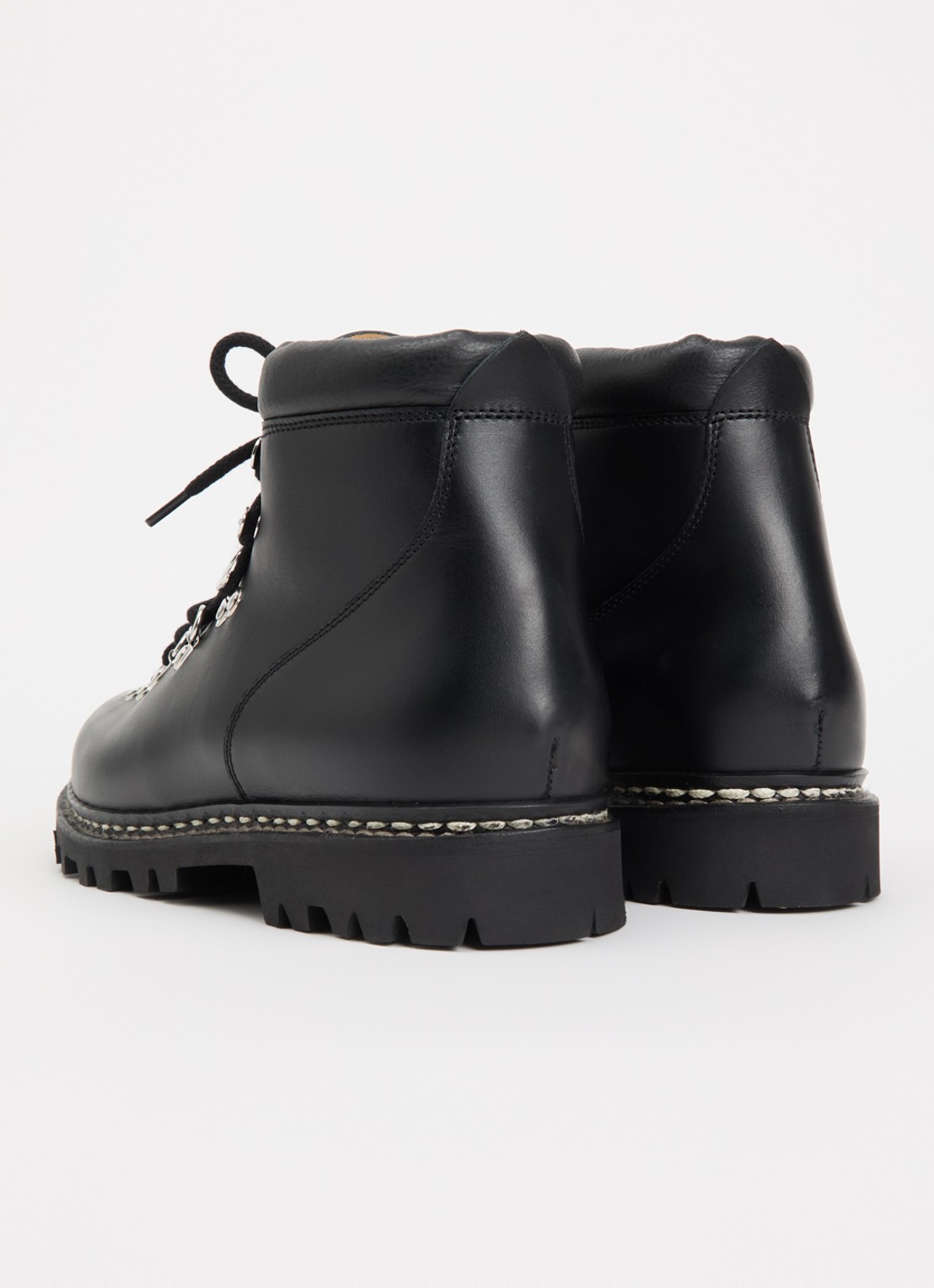 Paraboot Avoriaz veterboot van leer - achterkant 4 zwart