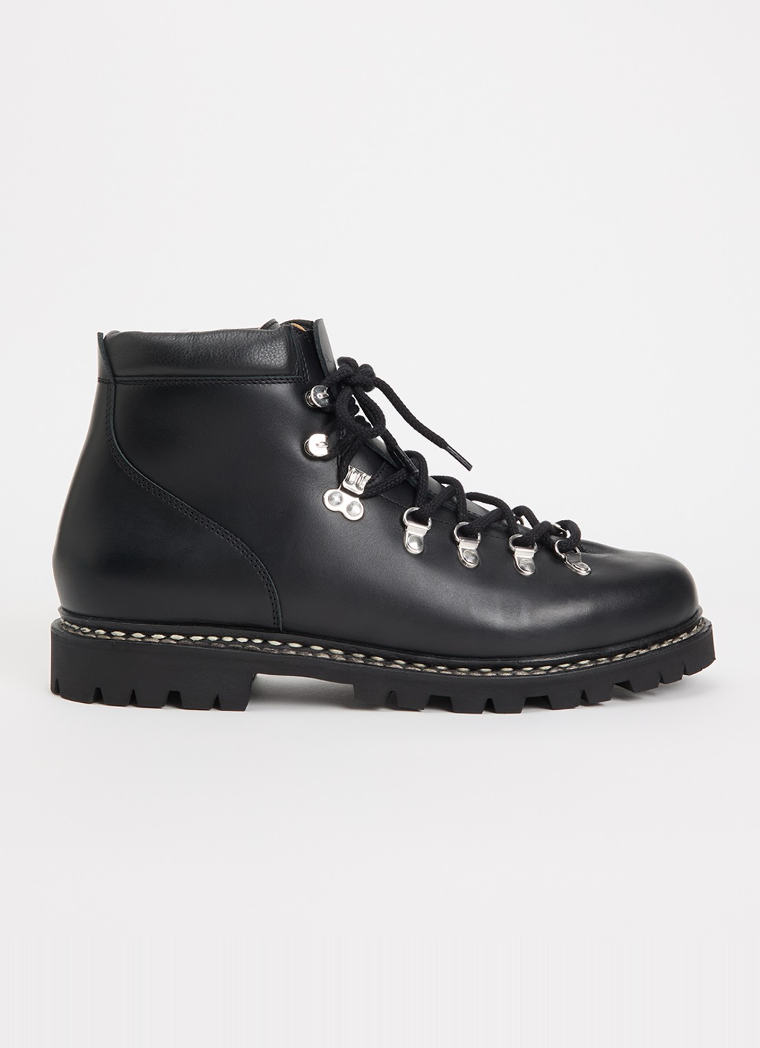 Paraboot Avoriaz veterboot van leer - voorkant 3 zwart