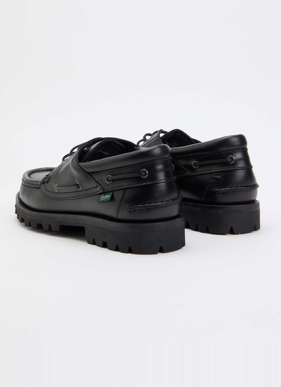 Paraboot Briac bootschoen van leer - achterkant 4 zwart