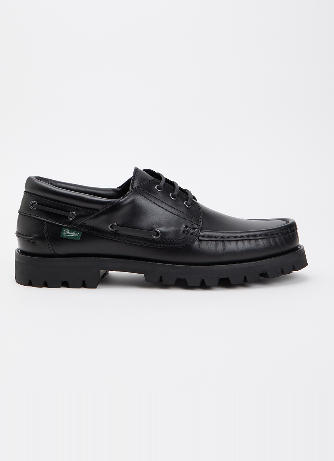 Paraboot Briac bootschoen van leer - voorkant 5 zwart