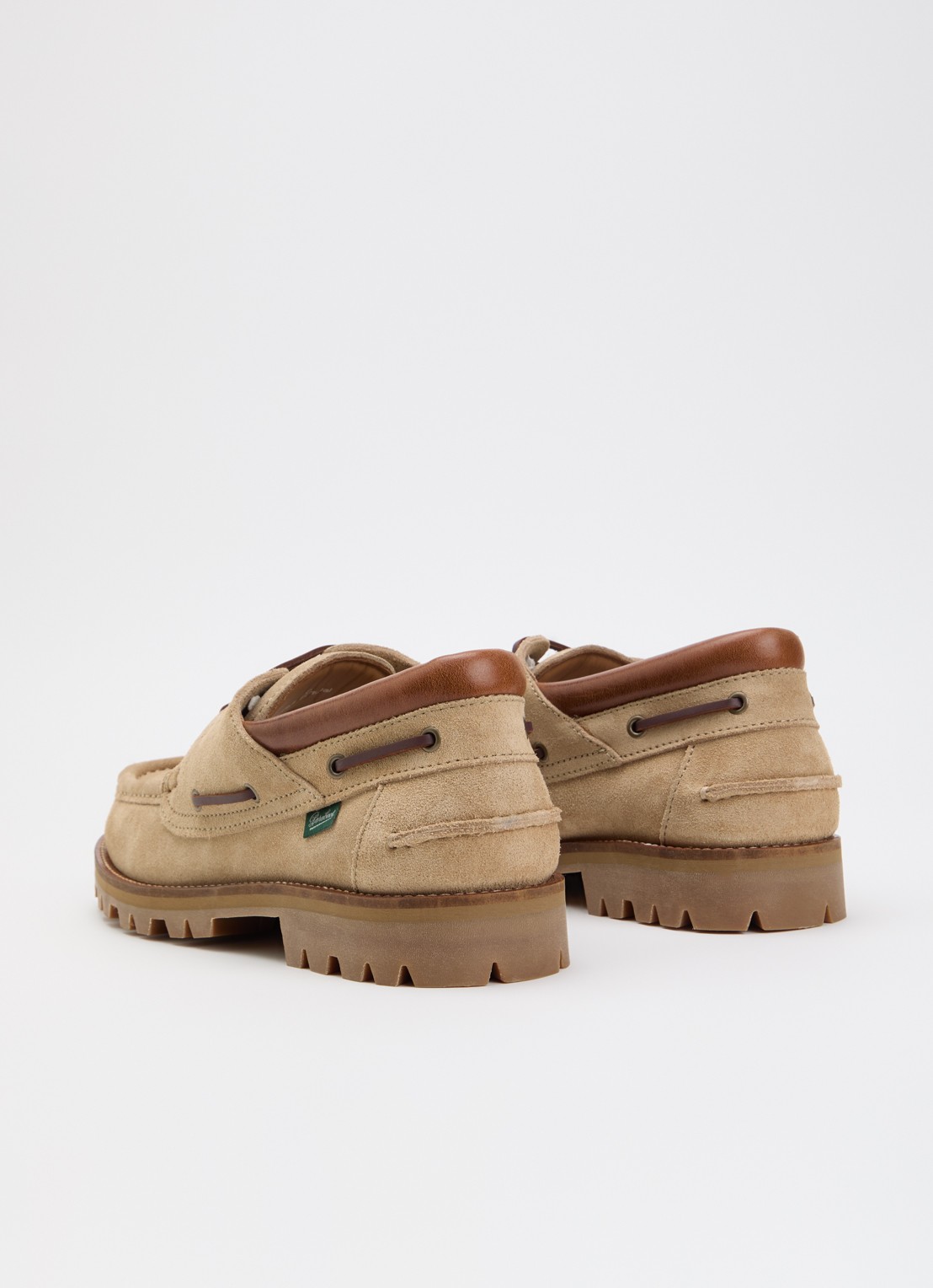 Paraboot Briac bootschoen van suède - achterkant 5 beige