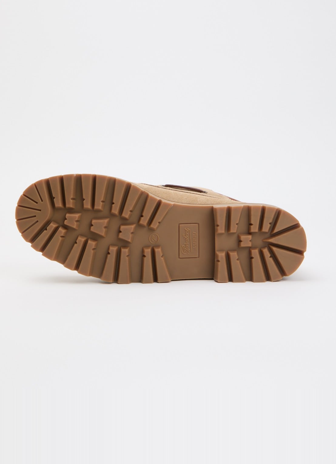 Paraboot Briac bootschoen van suède - detail 4 beige