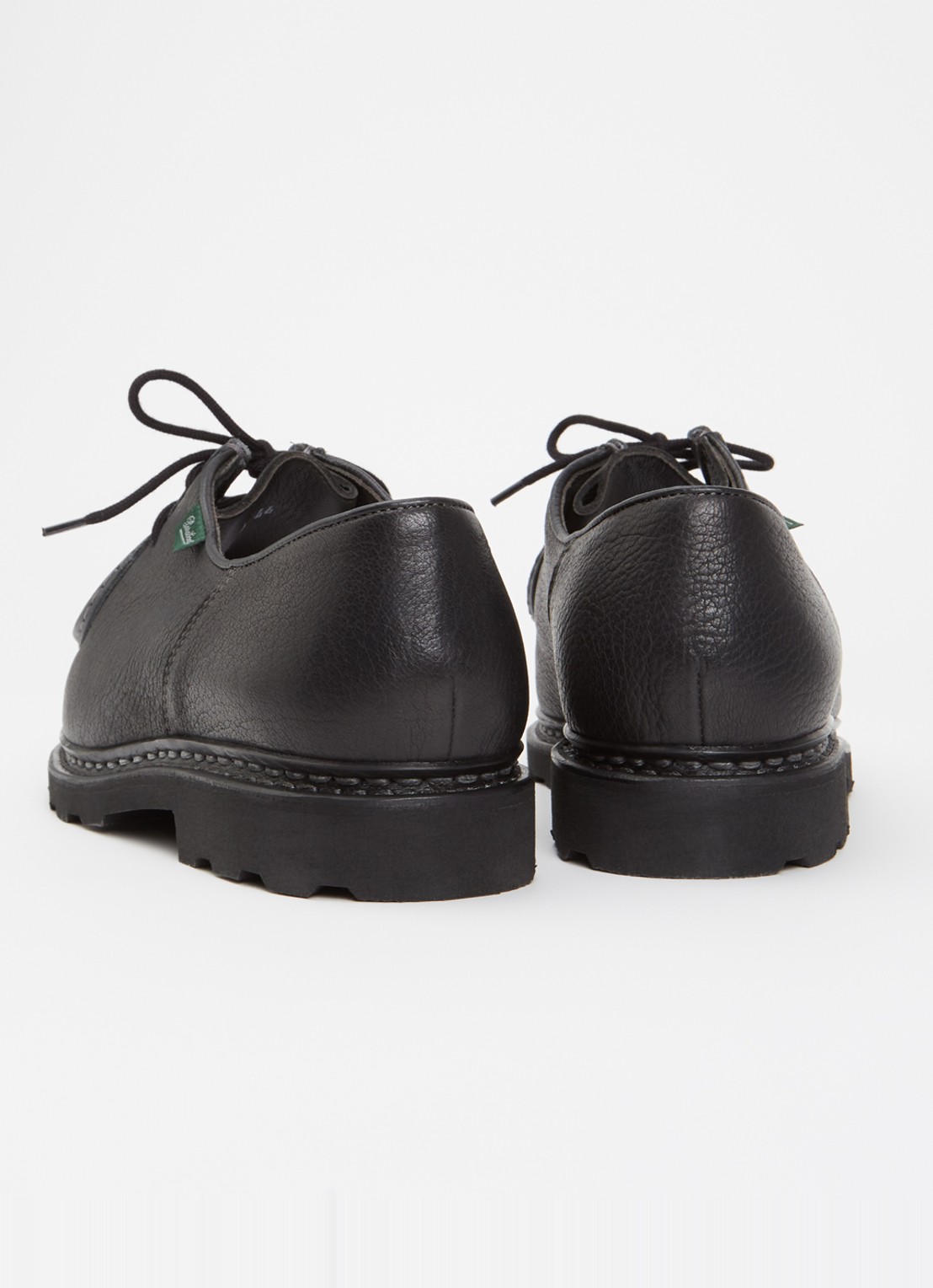 Paraboot Michael veterschoen van leer - achterkant zwart