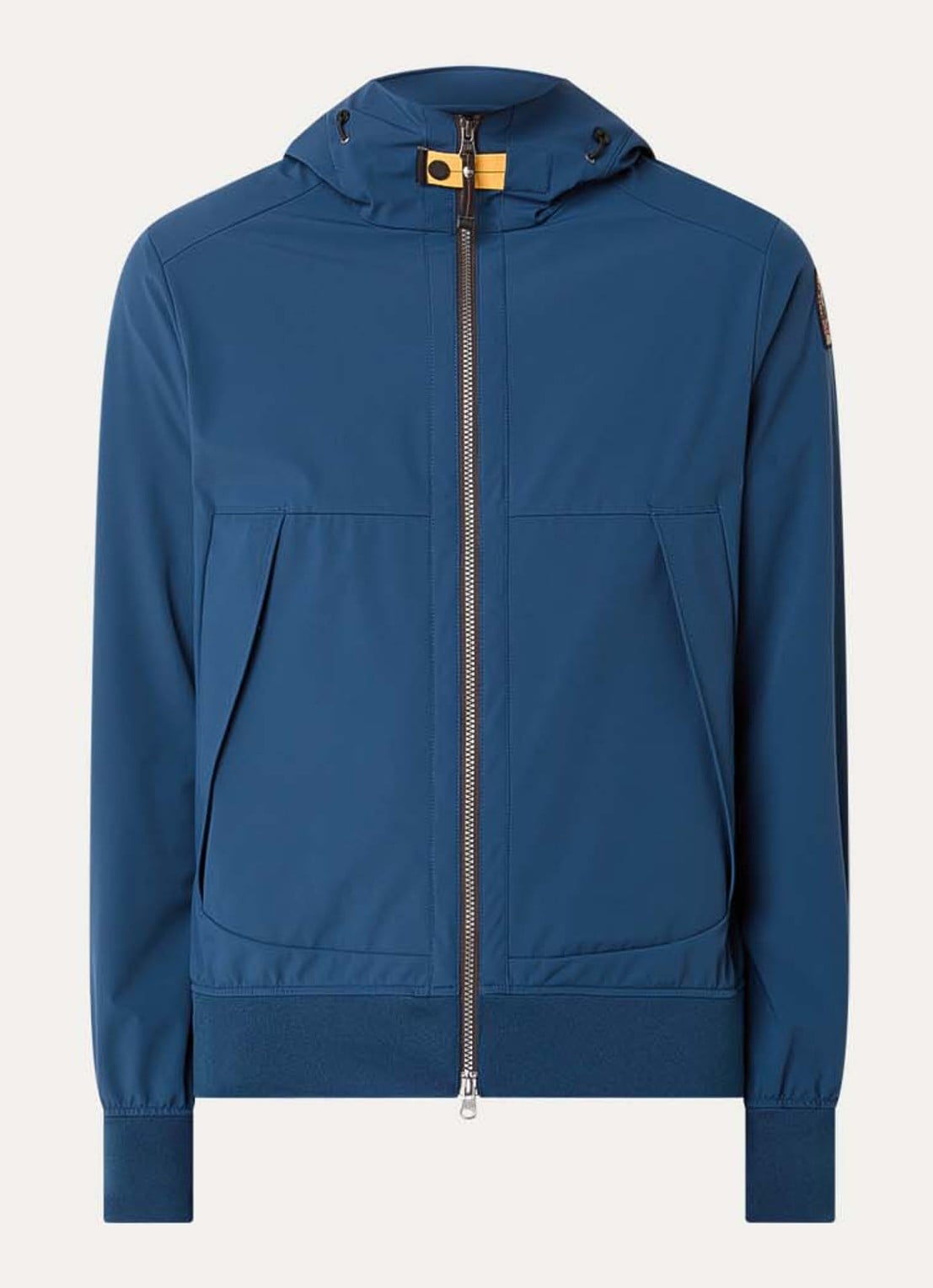 Parajumpers Abner softshell jack met ritszakken - voorkant 3 petrol