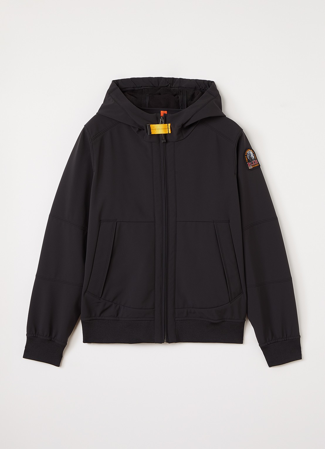 Parajumpers Abner softshell jack met waterafstotende coating - voorkant 2 zwart