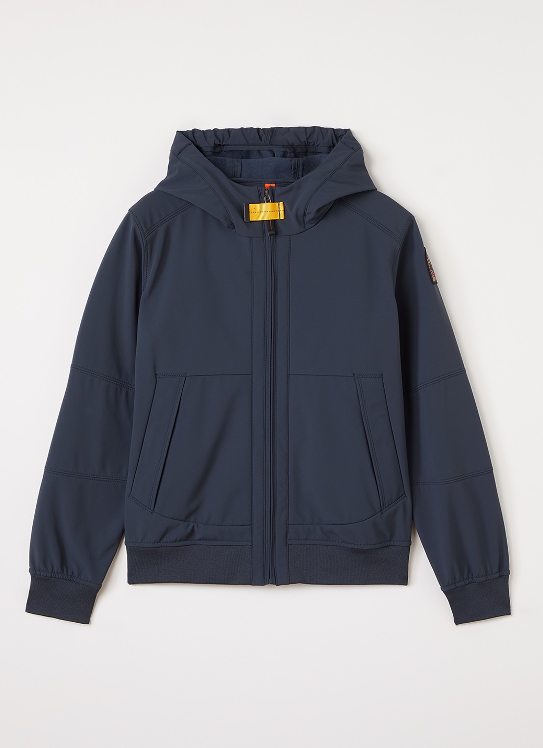 Parajumpers Abner softshell jack met waterafstotende coating - voorkant 2 donkerblauw