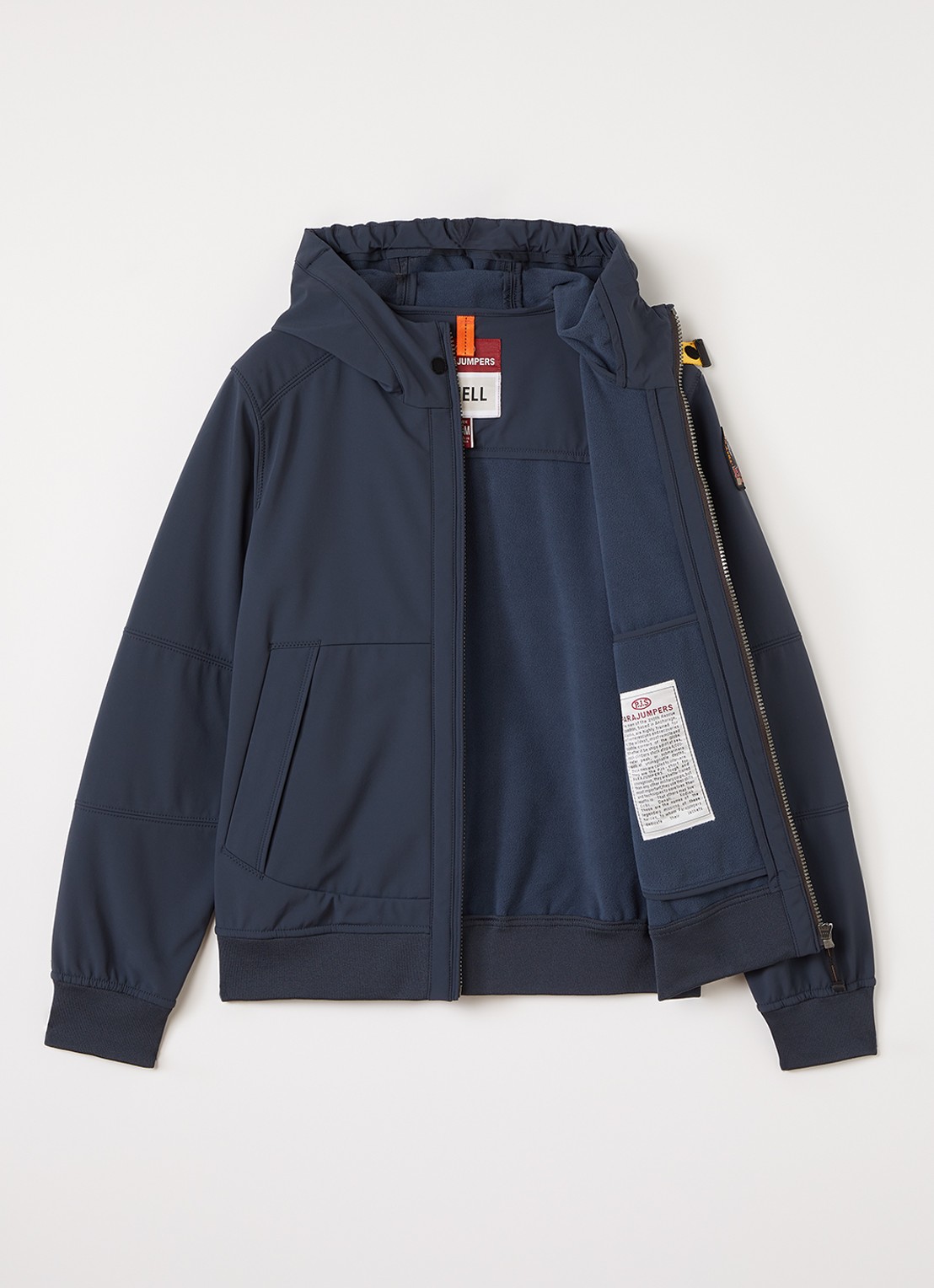 Parajumpers Abner softshell jack met waterafstotende coating - voorkant 3 donkerblauw