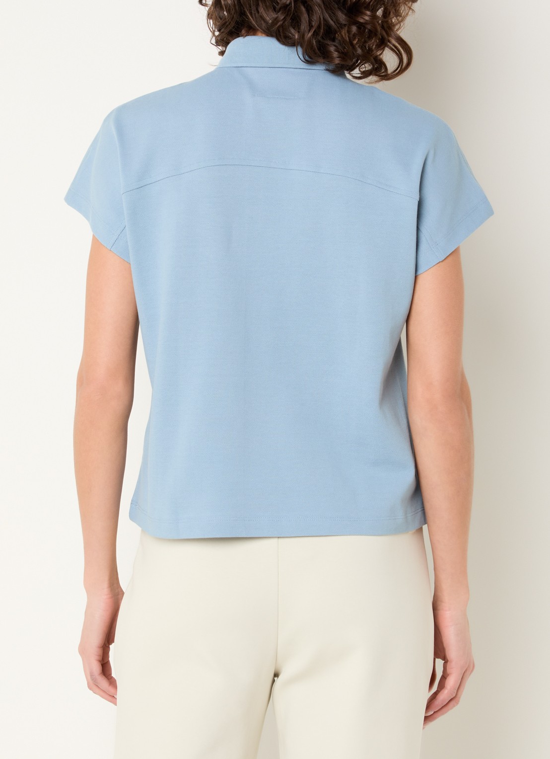 Parajumpers Alya T-shirt met logo - achterkant blauwgrijs