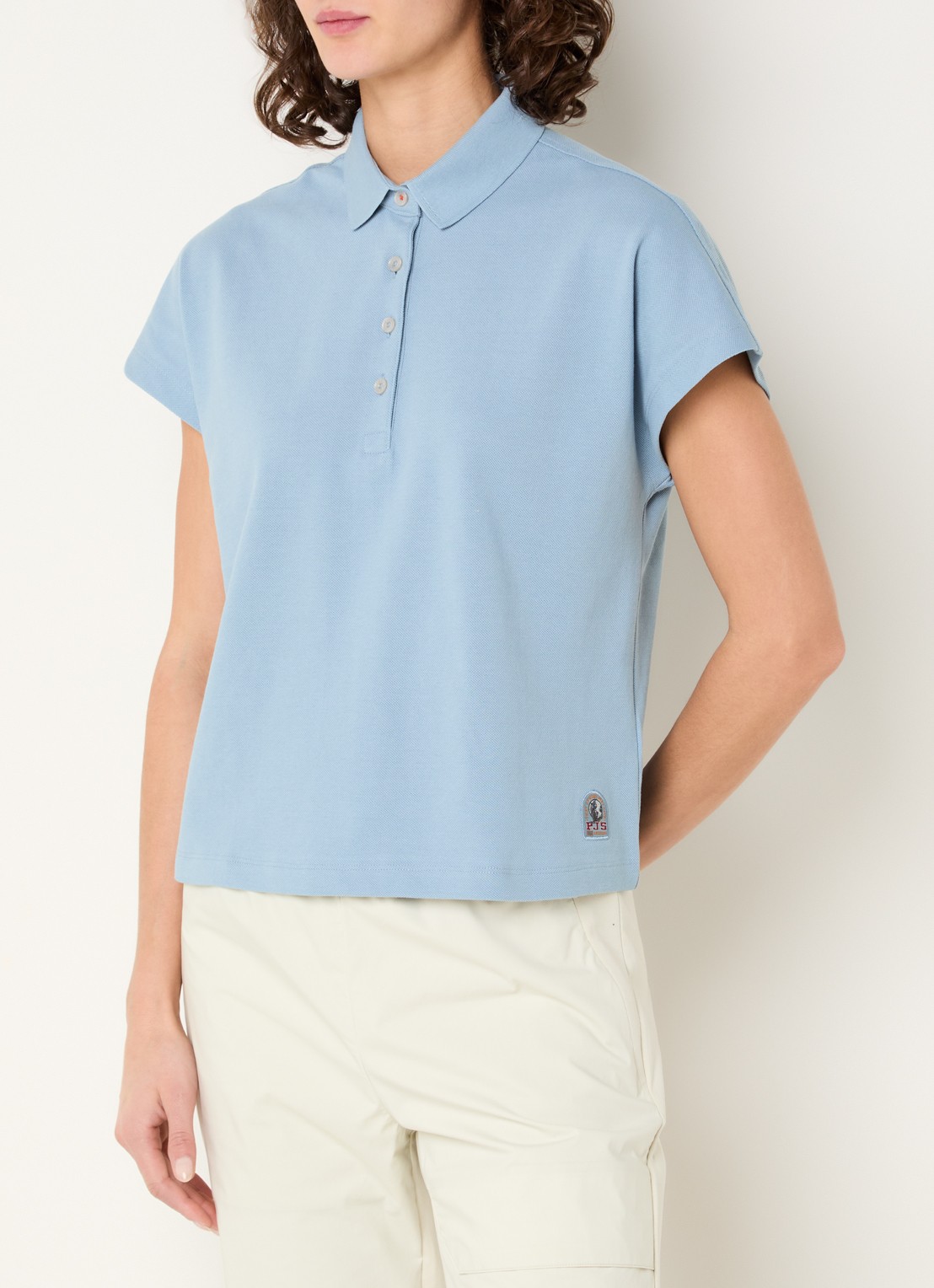Parajumpers Alya T-shirt met logo - detail 4 blauwgrijs