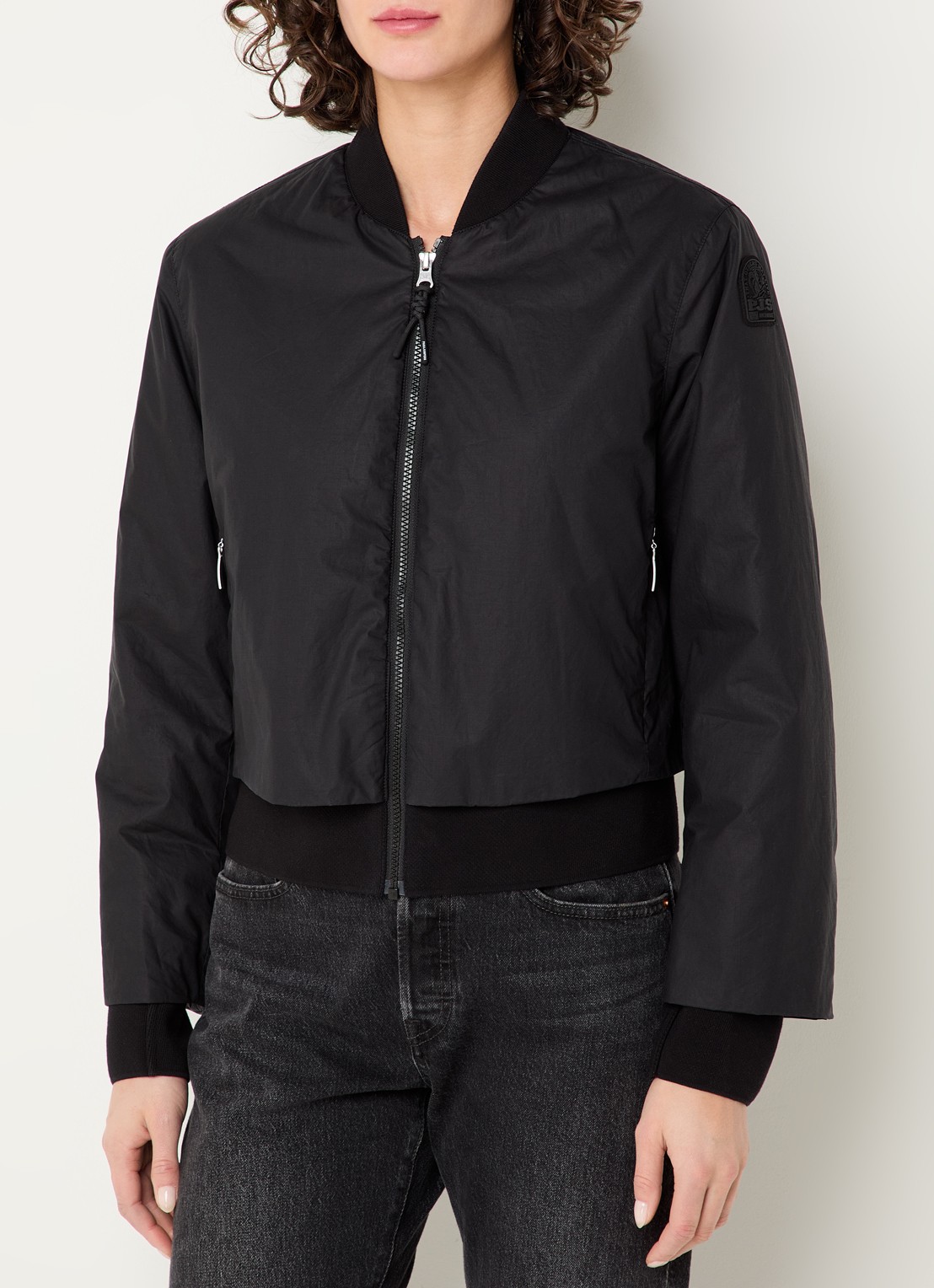 Parajumpers Andreja bomberjack met ritszakken - detail 4 zwart