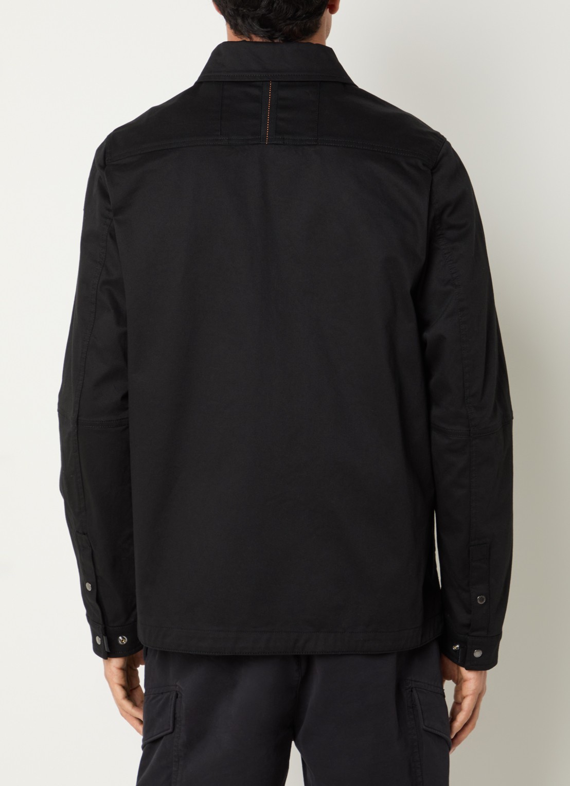 Parajumpers Arabba jack met logo en steekzakken - achterkant 3 zwart