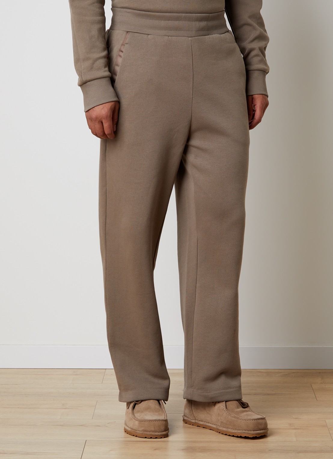 Parajumpers Birgi loose fit joggingbroek met steekzakken - detail 4 zand