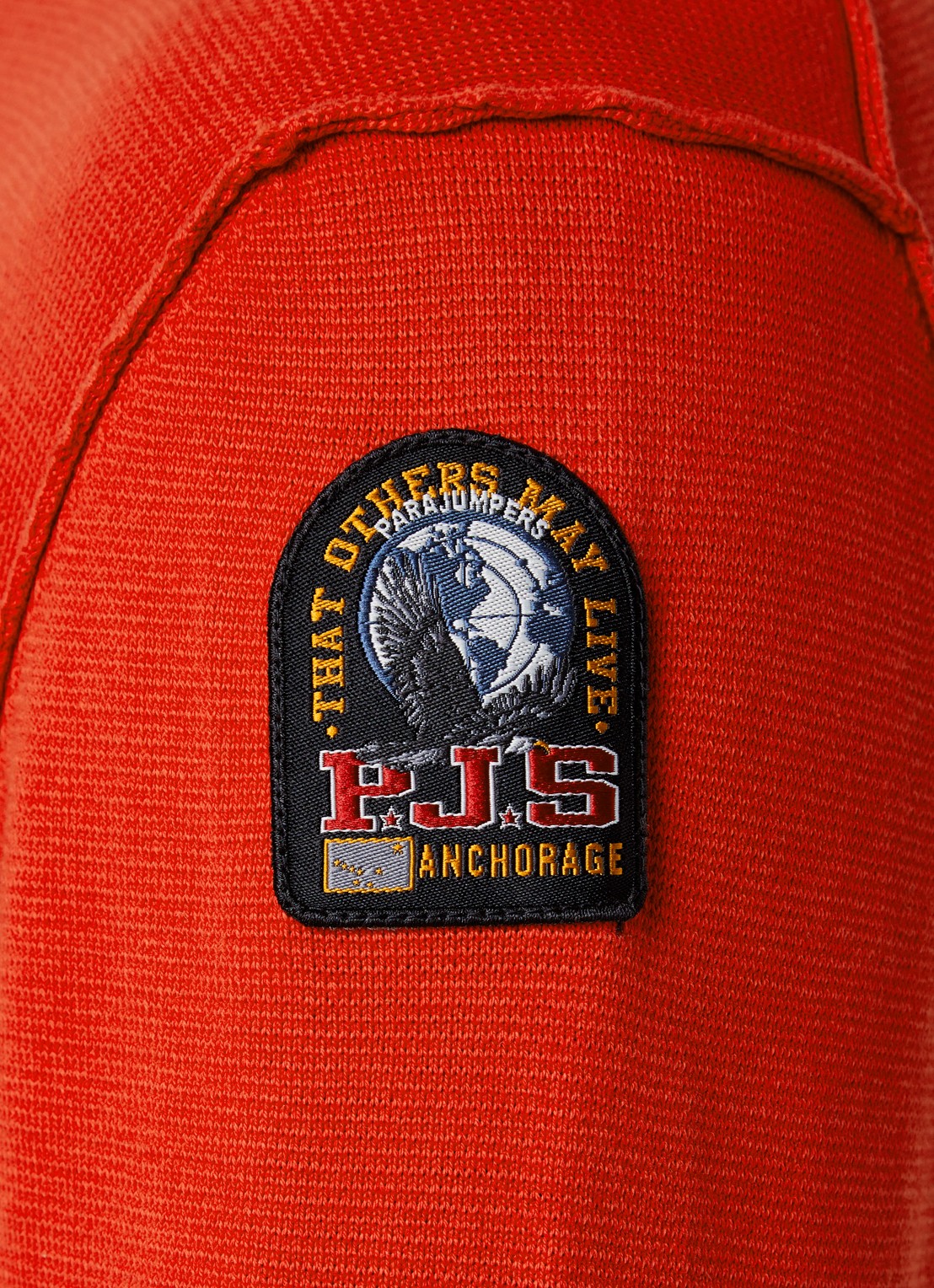 Parajumpers Braw fijngebreide pullover met logo - detail 4 rood