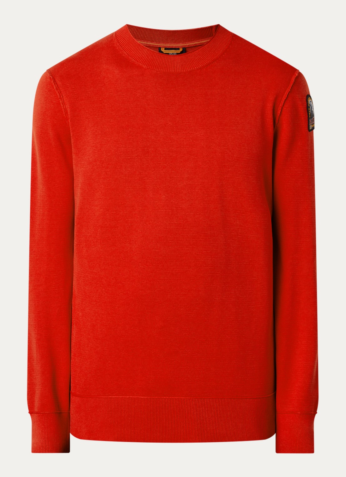 Parajumpers Braw fijngebreide pullover met logo - voorkant rood