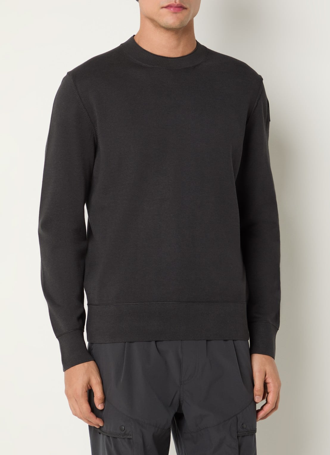 Parajumpers Braw sweater met logo - detail 3 antraciet