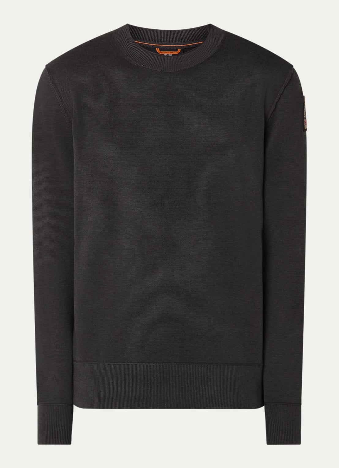 Parajumpers Braw sweater met logo - voorkant antraciet