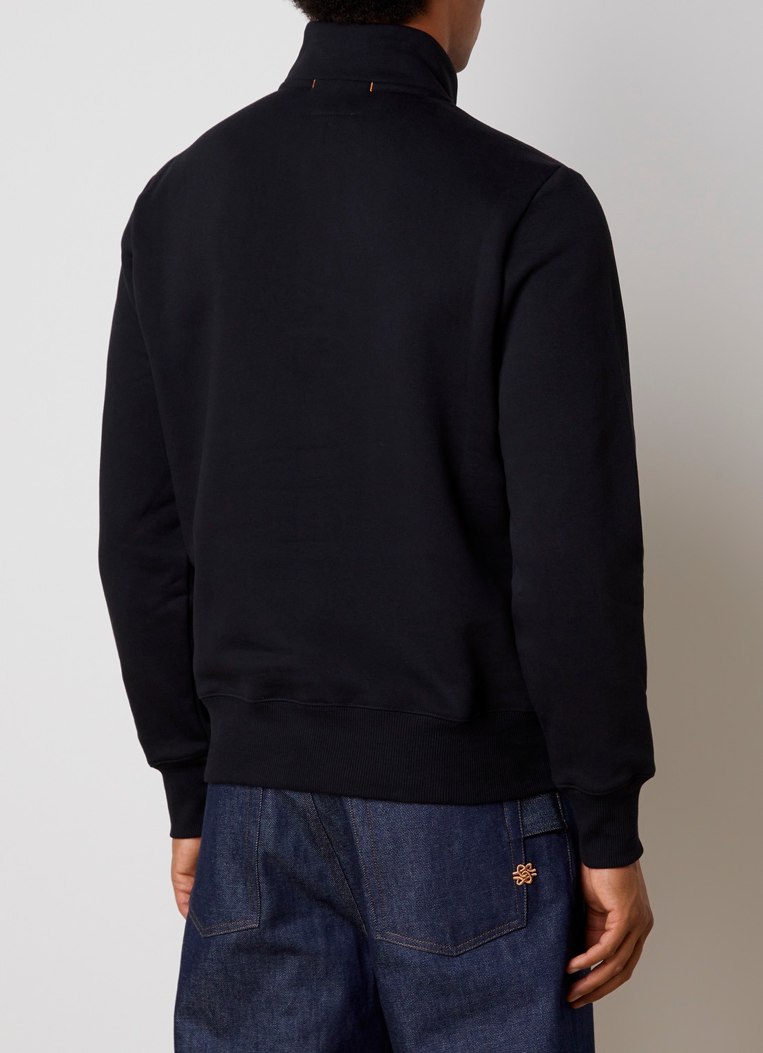 Parajumpers Broad sweater met halve rits - achterkant 3 zwart