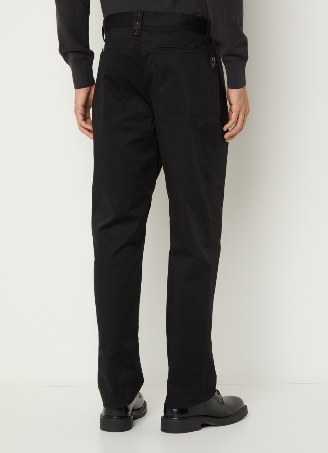 Parajumpers Bromo straight fit cargobroek met steekzakken - achterkant 5 zwart