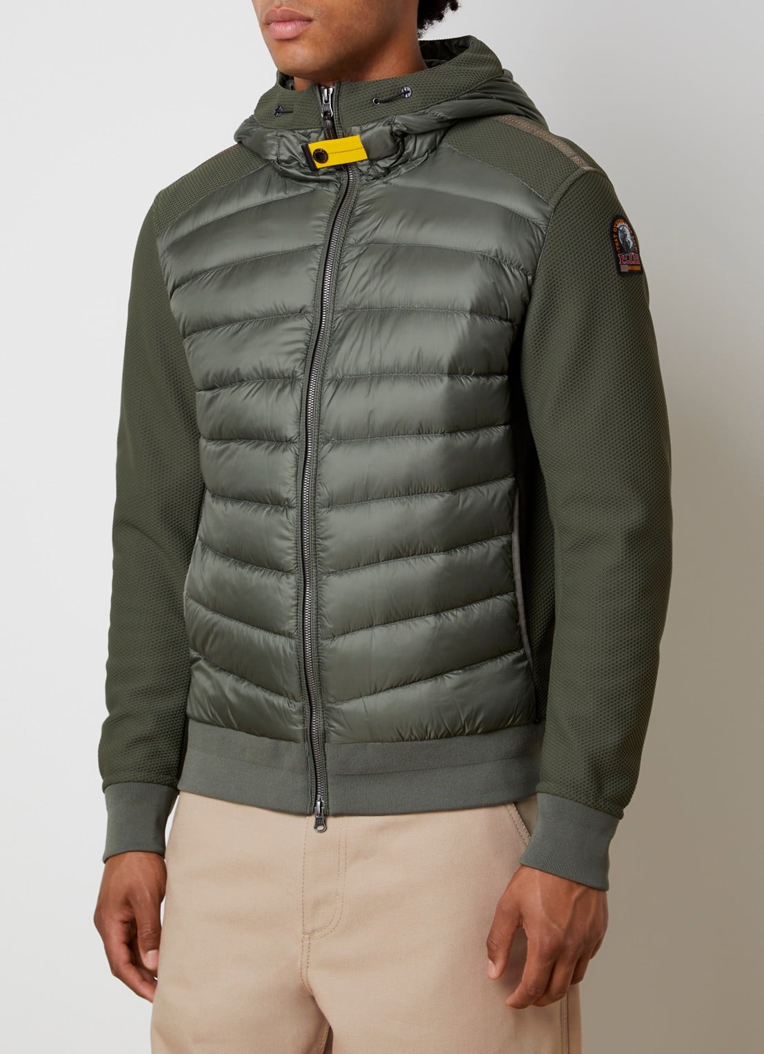 Parajumpers Buck jack met donsvulling en steekzakken - detail 2 legergroen