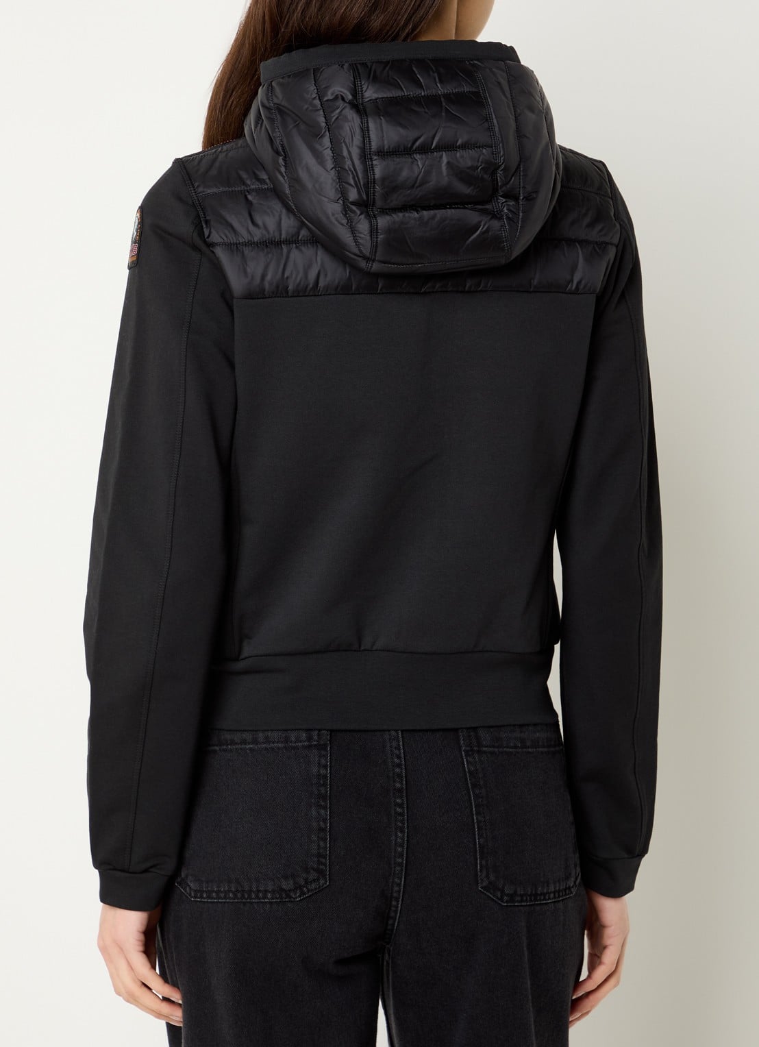 Parajumpers Caelie gewatteerd jack met capuchon - achterkant 4 zwart